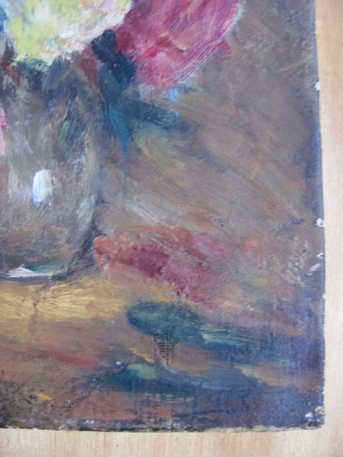 Table - bouquet of buttercups - 19th