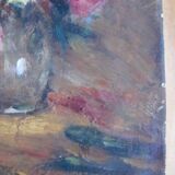 Tableau - bouquet de renoncules - XIXeme