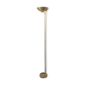 Lampadaire halogene doré italien