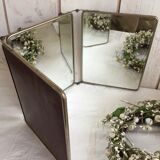 Large triptych mirror