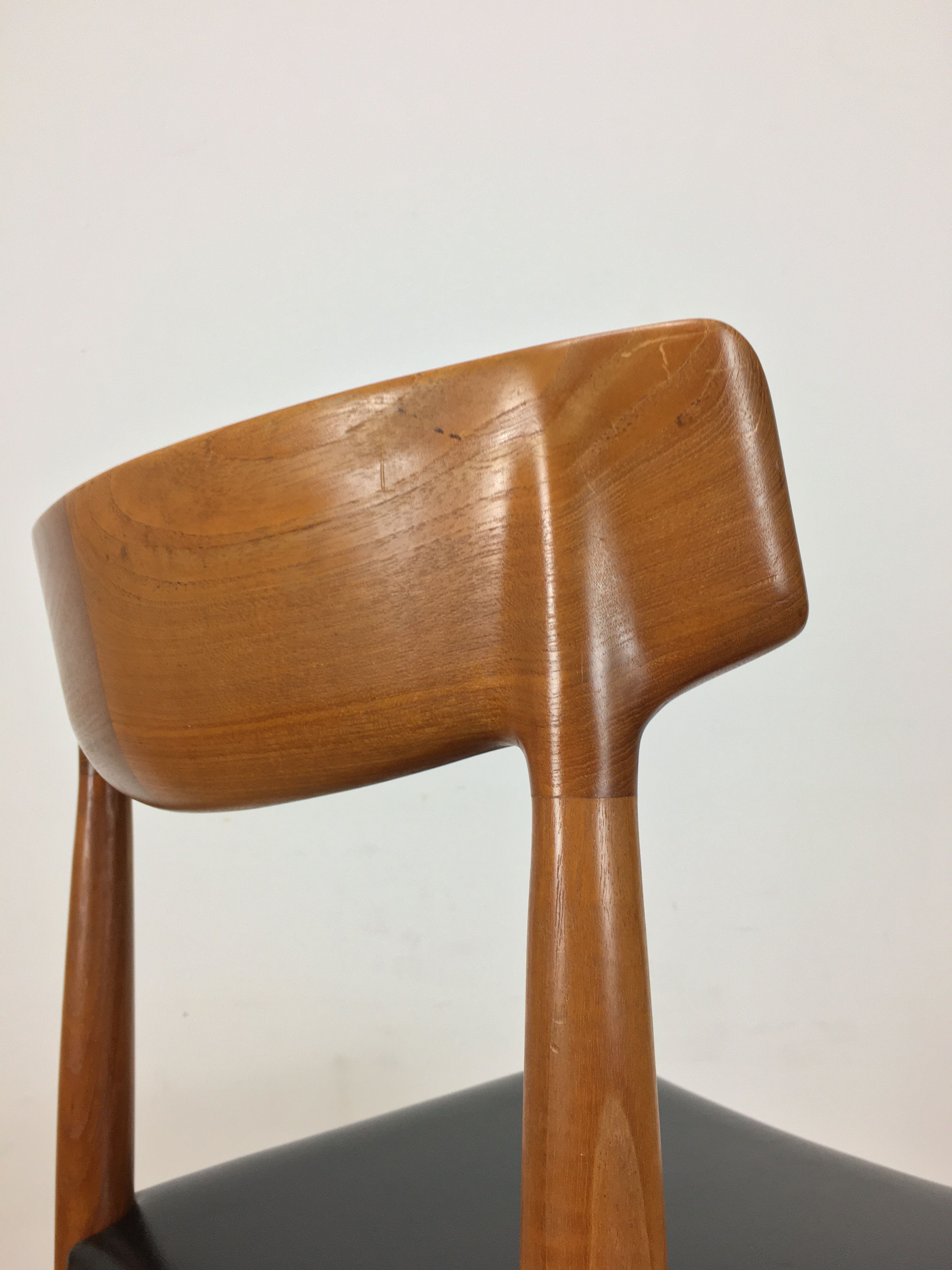 Chaise 343 par Knud Faersch pour Slagelse Mobelvaerk, scandinave, danoise