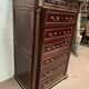 Semainier in trompe l'oeil Safe furniture of Napoleon III style Mahogany XX century
