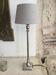 Metal lamp with lampshade