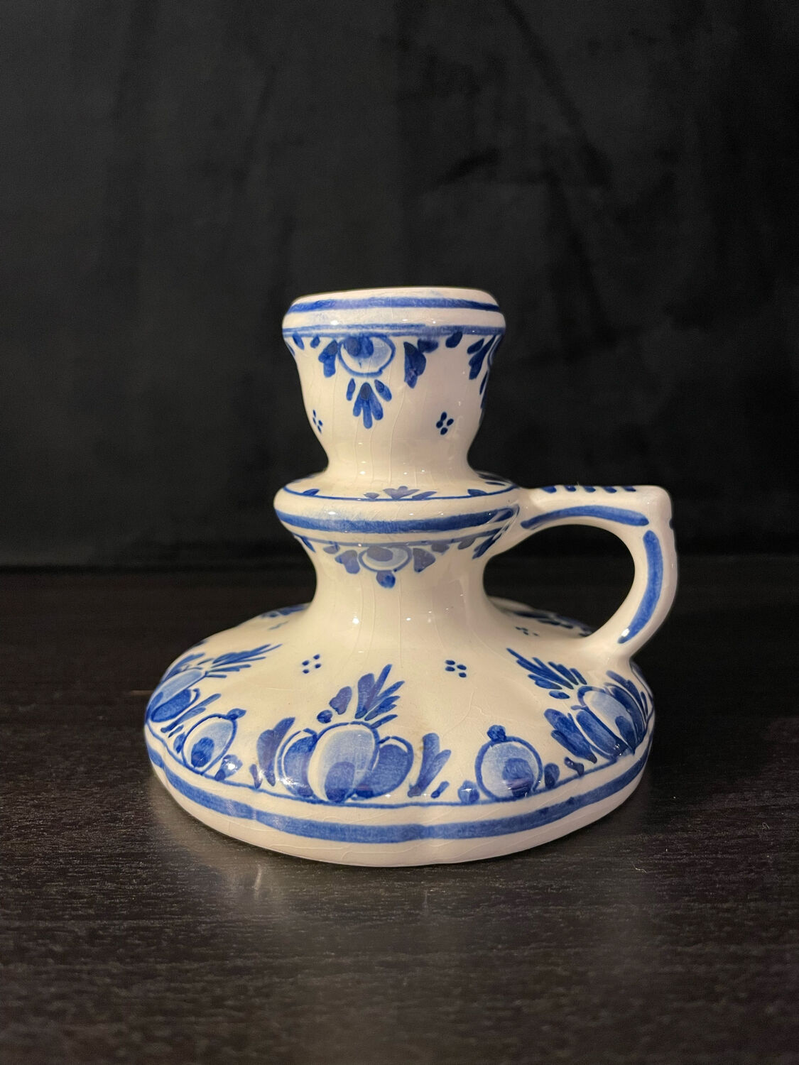 Delft candle holder