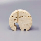 1970s travertine elephant sculpture by Enzo Mari for F.lli Mannelli