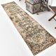 Tapis 2x9 pour tapis de course vintage turc vert floral, 64x279Cm SKU 24965