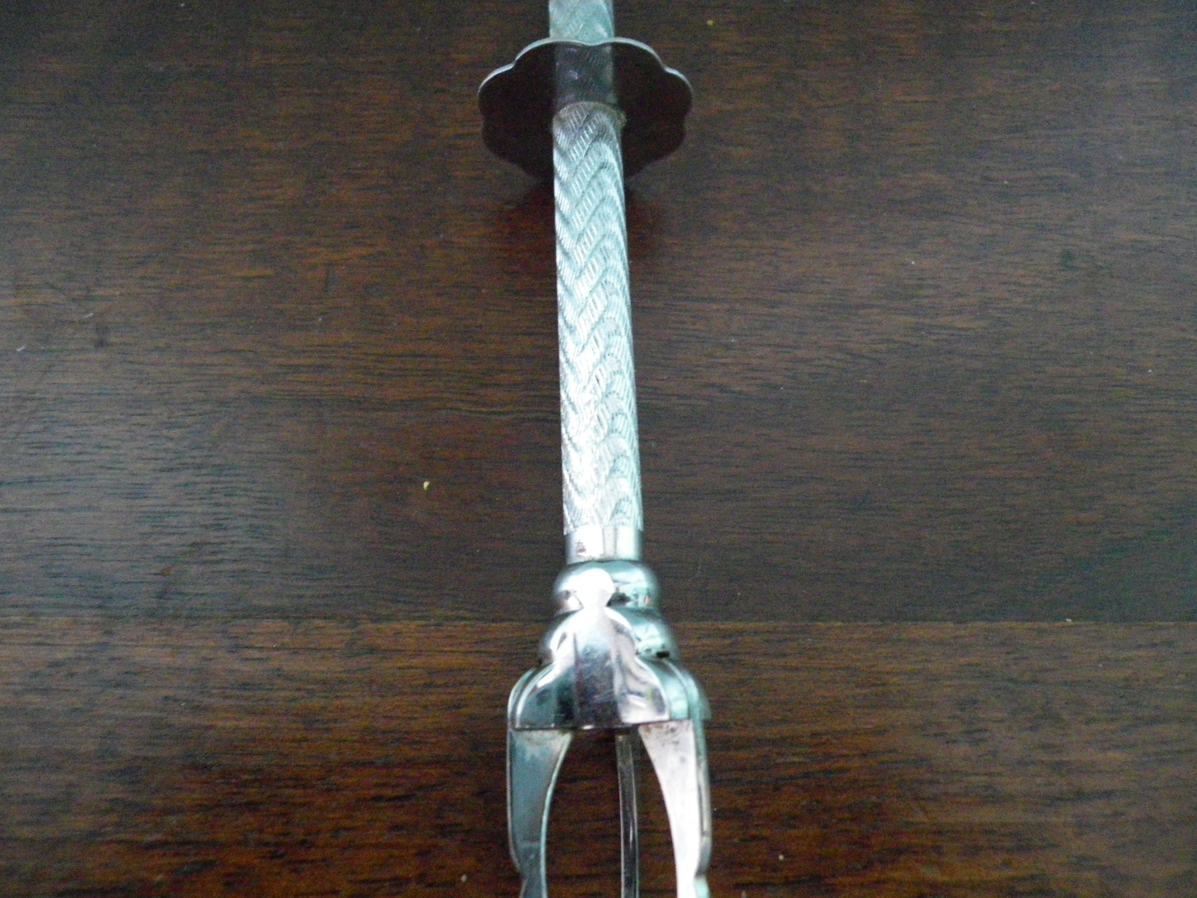 Pince à sucre manche en argent métal pince en métal argenté - Années 60