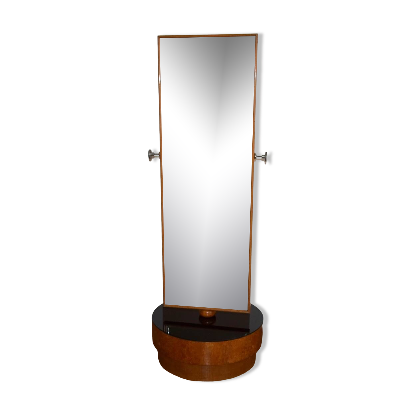 Grand Miroir à Charnière Antique des Années 1930 par Halabala pour UP Zavody