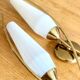 Paire d'appliques tulipe vintage