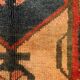 Vintage western turkish rug oriental 115x124 cm