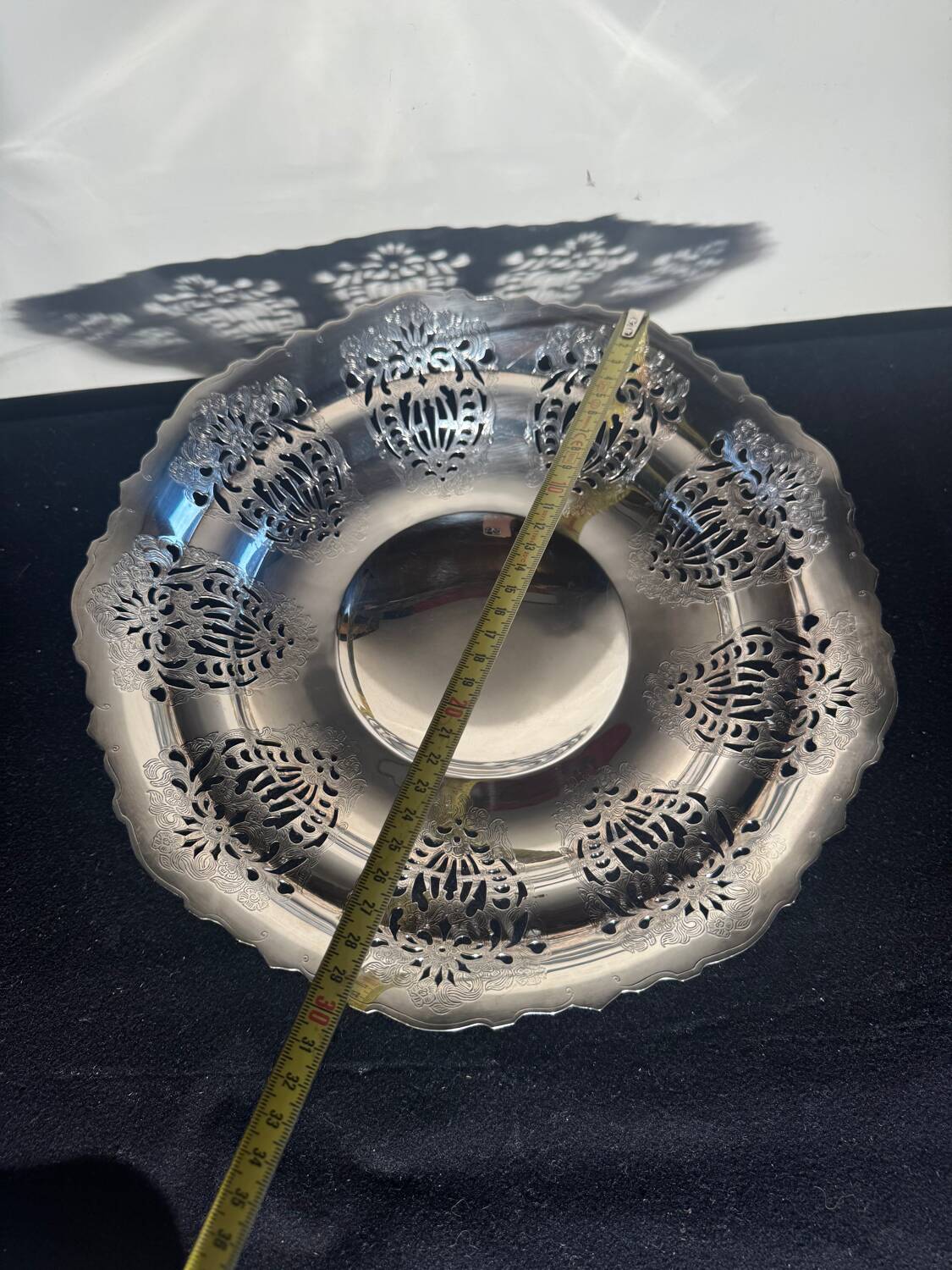 Openwork basket circa 1970 stamped