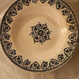 12 Terre de fer hollow plates, Brienne model, HB&Cie