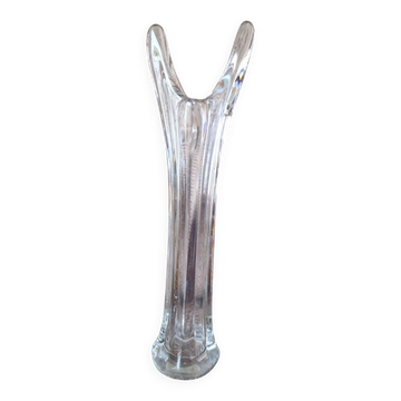 Vase soliflore en cristal transparent