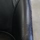Chaise de bureau en cuir de vachette noir de style anglais