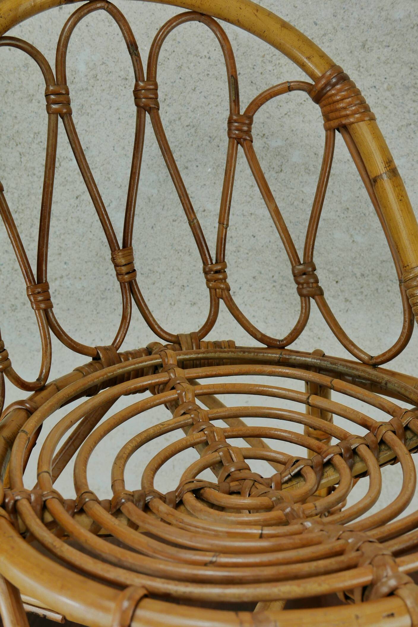 Children's rattan chair