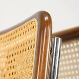 Pair of vintage Cesca B32 brown chairs by Marcel Breuer