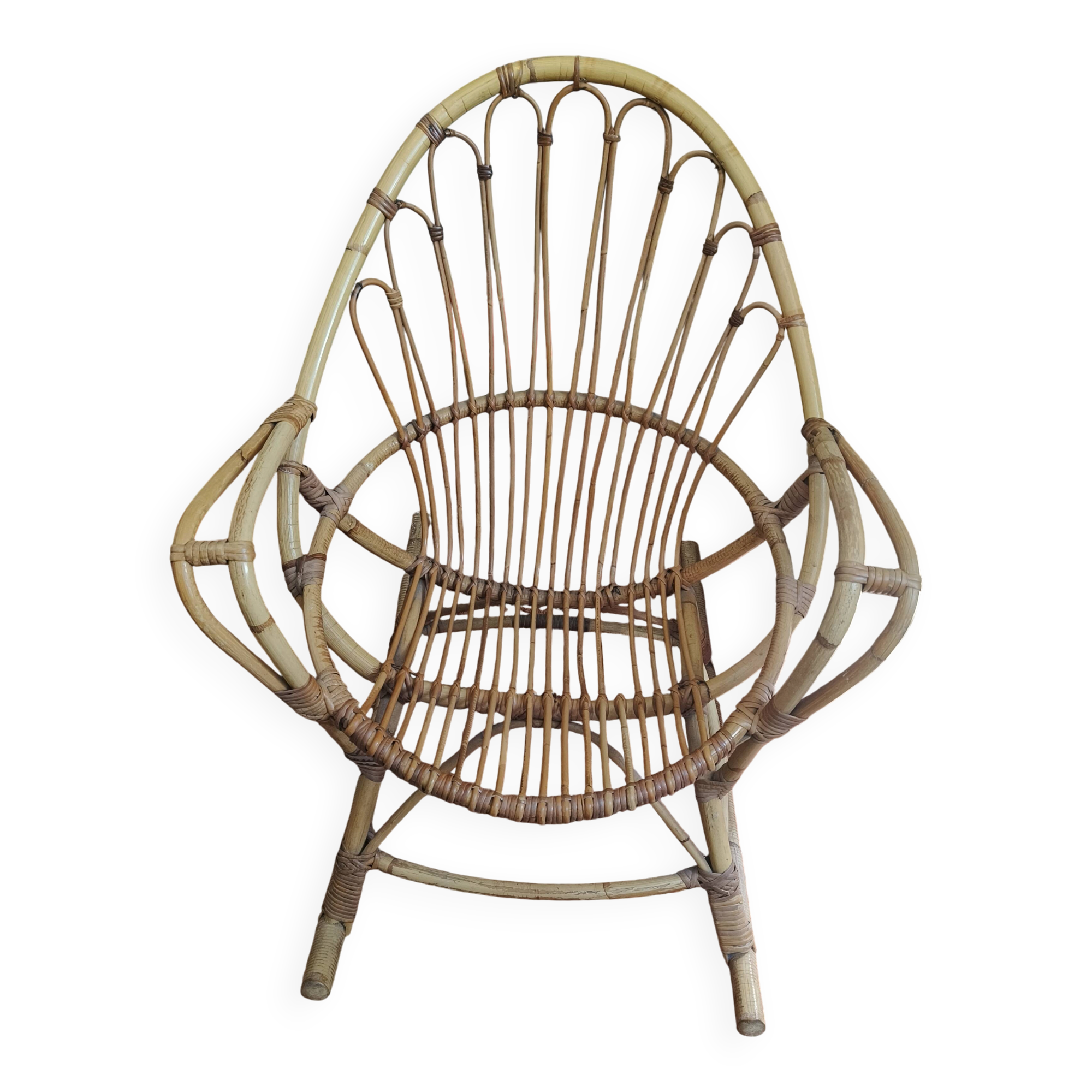 Rattan rocking chair