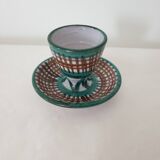 Ceramic egg cup signed Robert Picault - Vallauris 1950s