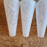 Set of 5 Opaline Tulips Clichy Speckled Glass