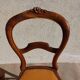 pair of Art Nouveau chairs, cane and faux leather