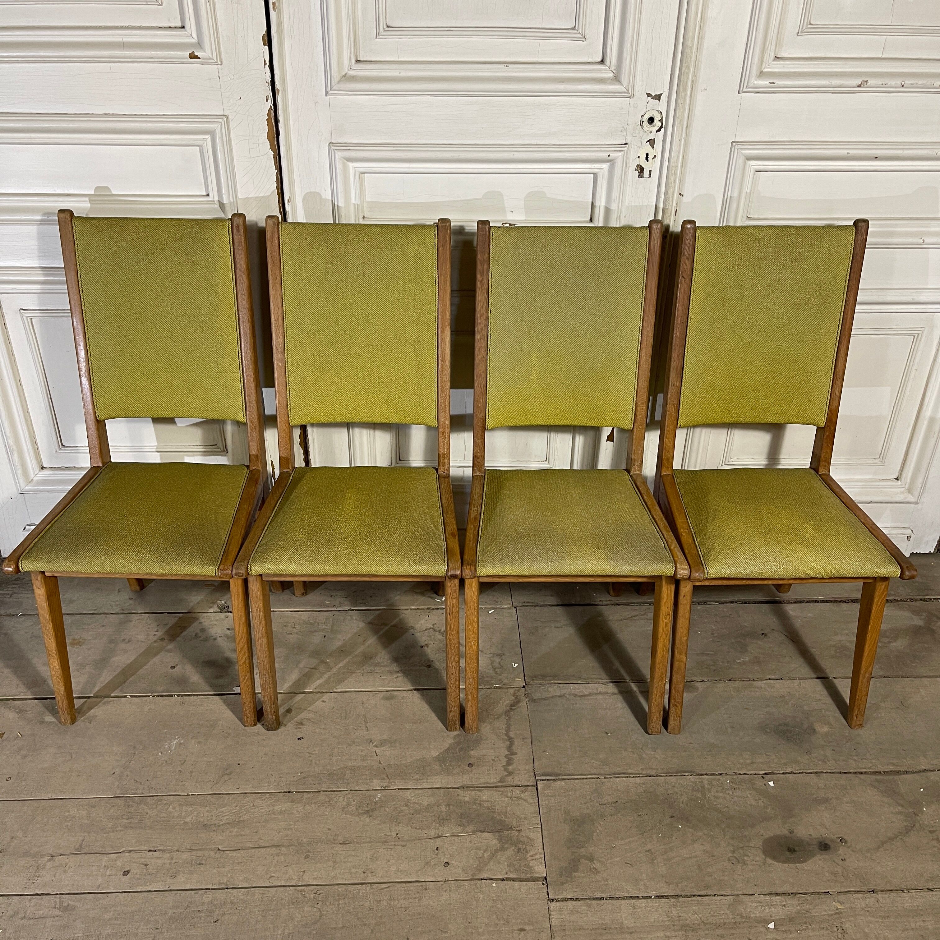 Série 4 chaises vintage