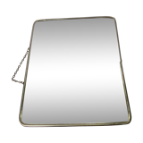 Vintage rectangular barber mirror - 24x30cm