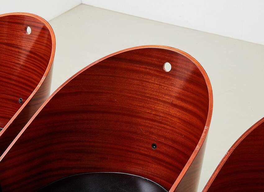 Philippe Starck Set of 5 Costes Dining Chairs for Driade Aleph Italy 1984