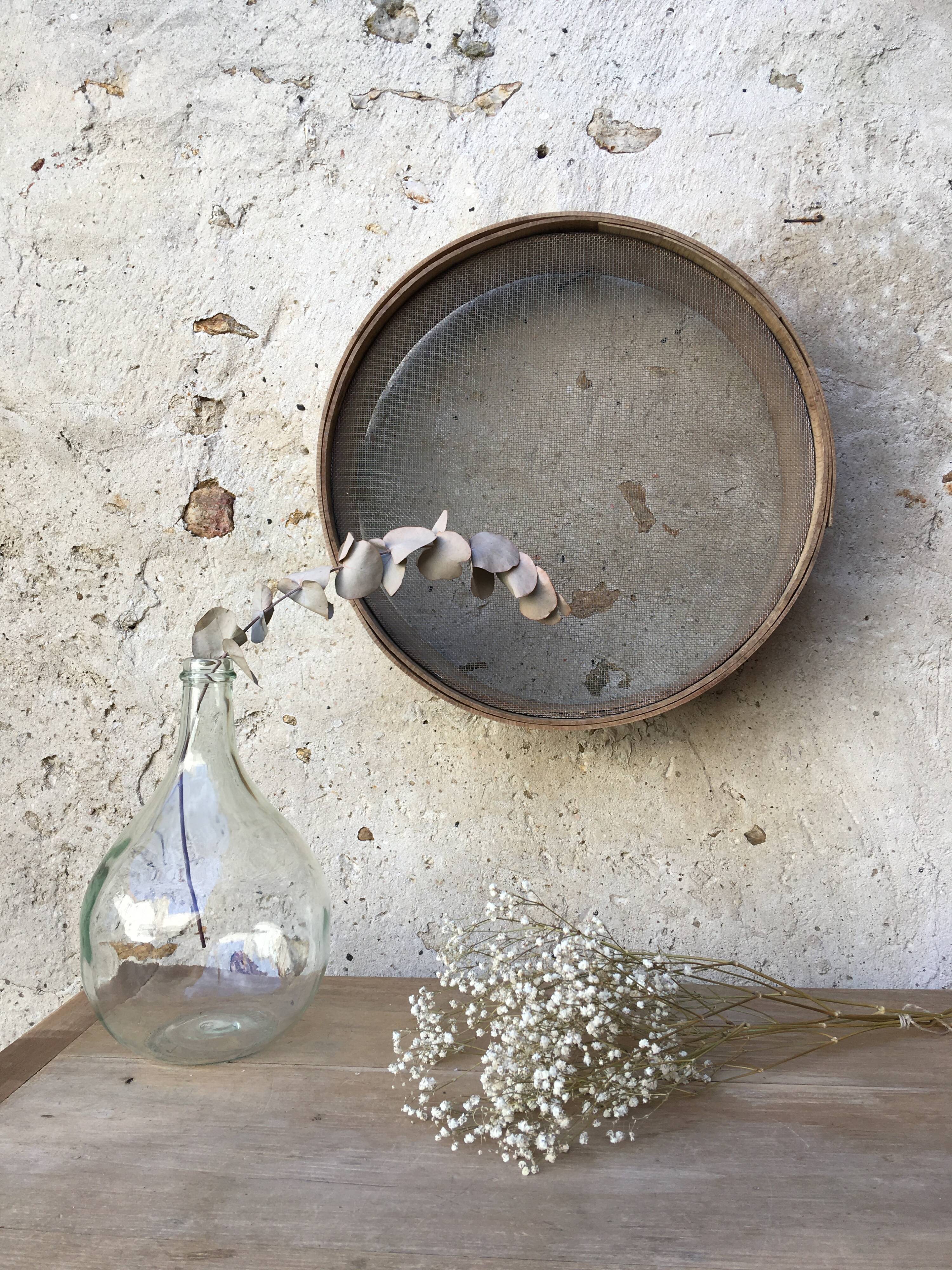 Vintage wooden sieve