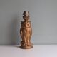 Vintage table lamp, nice golden metal 1970, Belgium