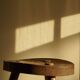 Tripod stool made of solid oak, by a Danish cabinetmaker, mid-century, around 1960.