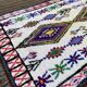 Azilal wool and handmade cotton berbere rug 135x215 cm