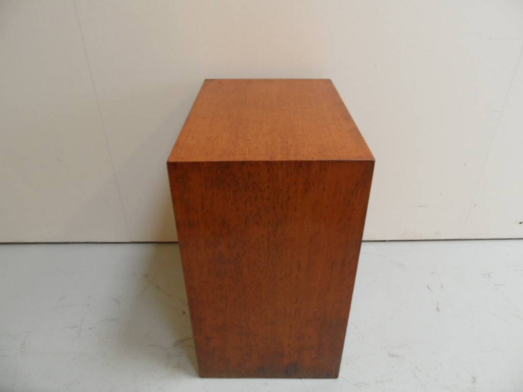 Antique oak watchmakers cabinet with drawers