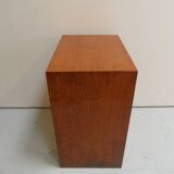 Antique oak watchmakers cabinet with drawers