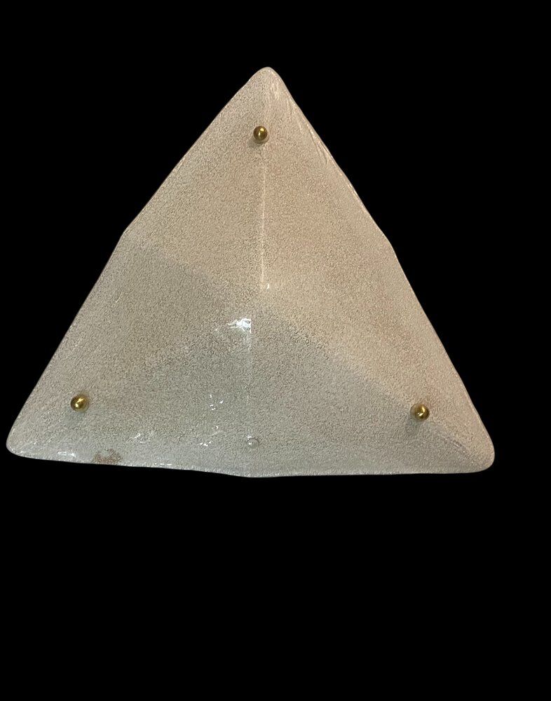Plafonnier italien en verre de Murano de La Murrina