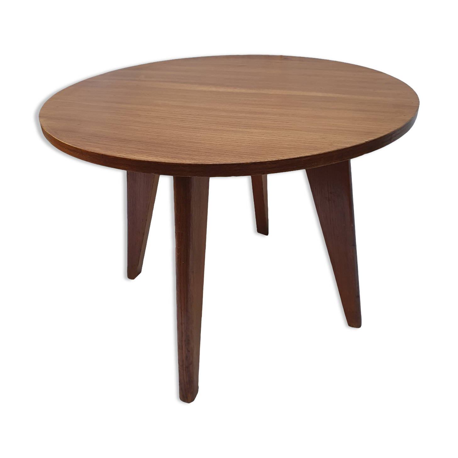 Coffee or side table round oak