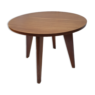 Coffee or side table round oak