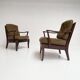 Re-upholstered Swedish arm chair bij Engens Mobelfabrik, 1970s