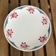 Plate mounted on pedestal Salins France Rouge E. Charbonnier