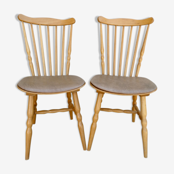 Pair of Baumann chairs, minuet model, 60s