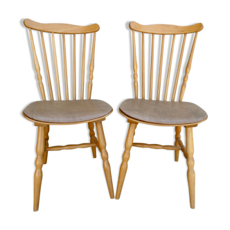 Pair of Baumann chairs, minuet model, 60s