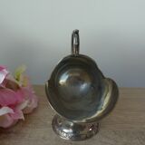 Sucrier Alliage zinc plaqué argent, pot à sucre décoration table