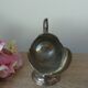 Sugar bowl Zinc alloy silver plated, sugar pot table decoration
