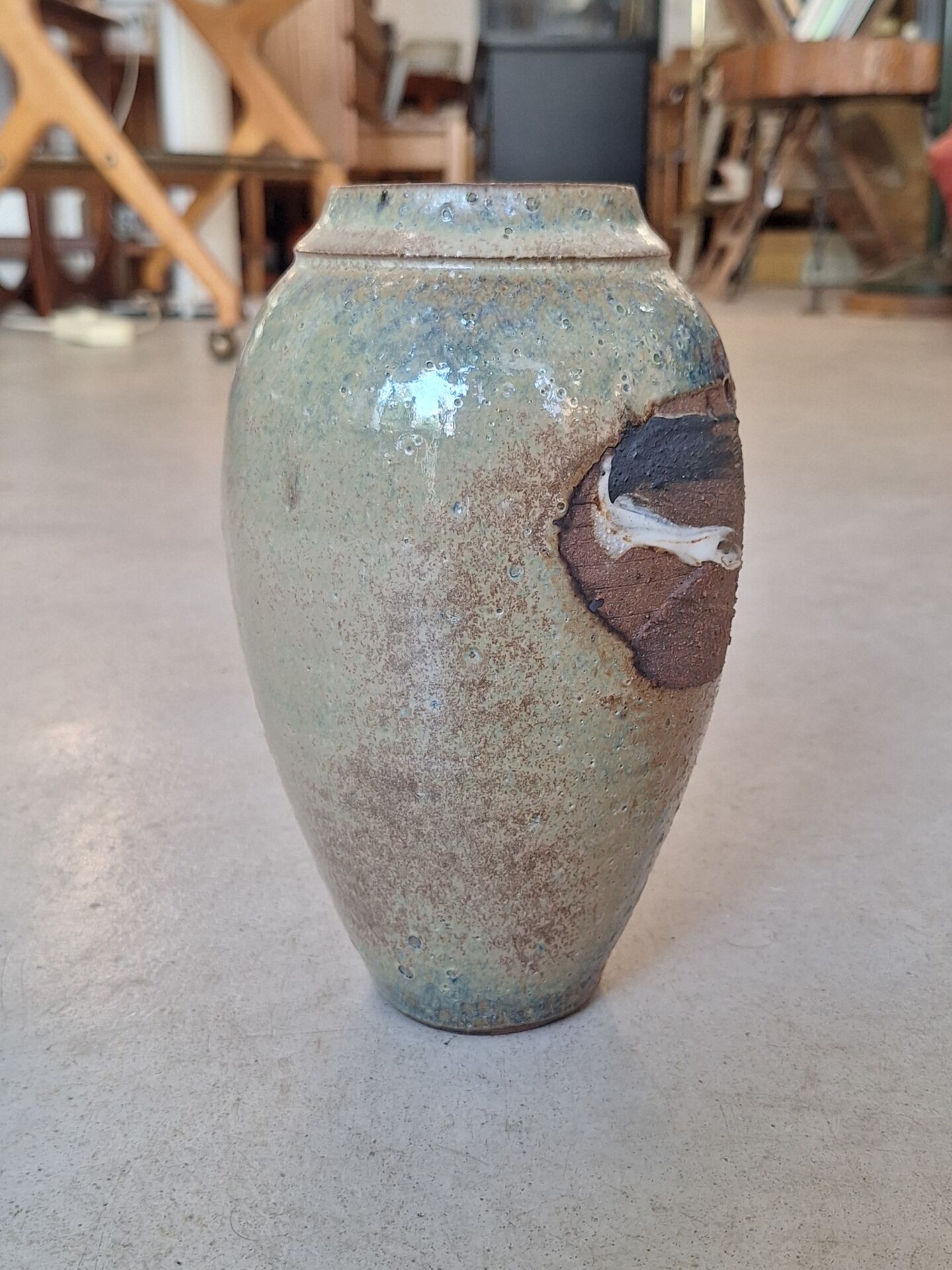Ceramic vase by Nadia and Alain Pinel