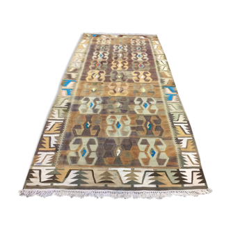 Turkish kilim rug 245x112cm moroccan