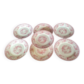 7 assiettes Gien