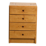 Commode en pin, les Arcs 1800, France