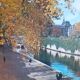 Poster Paris Notre-Dame quais de Seine 60s