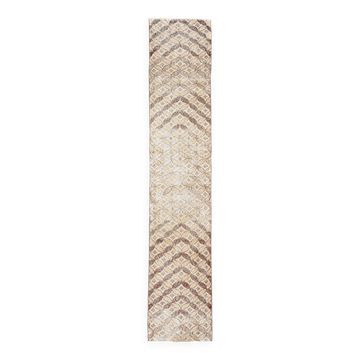 Tapis de couloir turc beige pastel doux 2x9, 54x276 cm