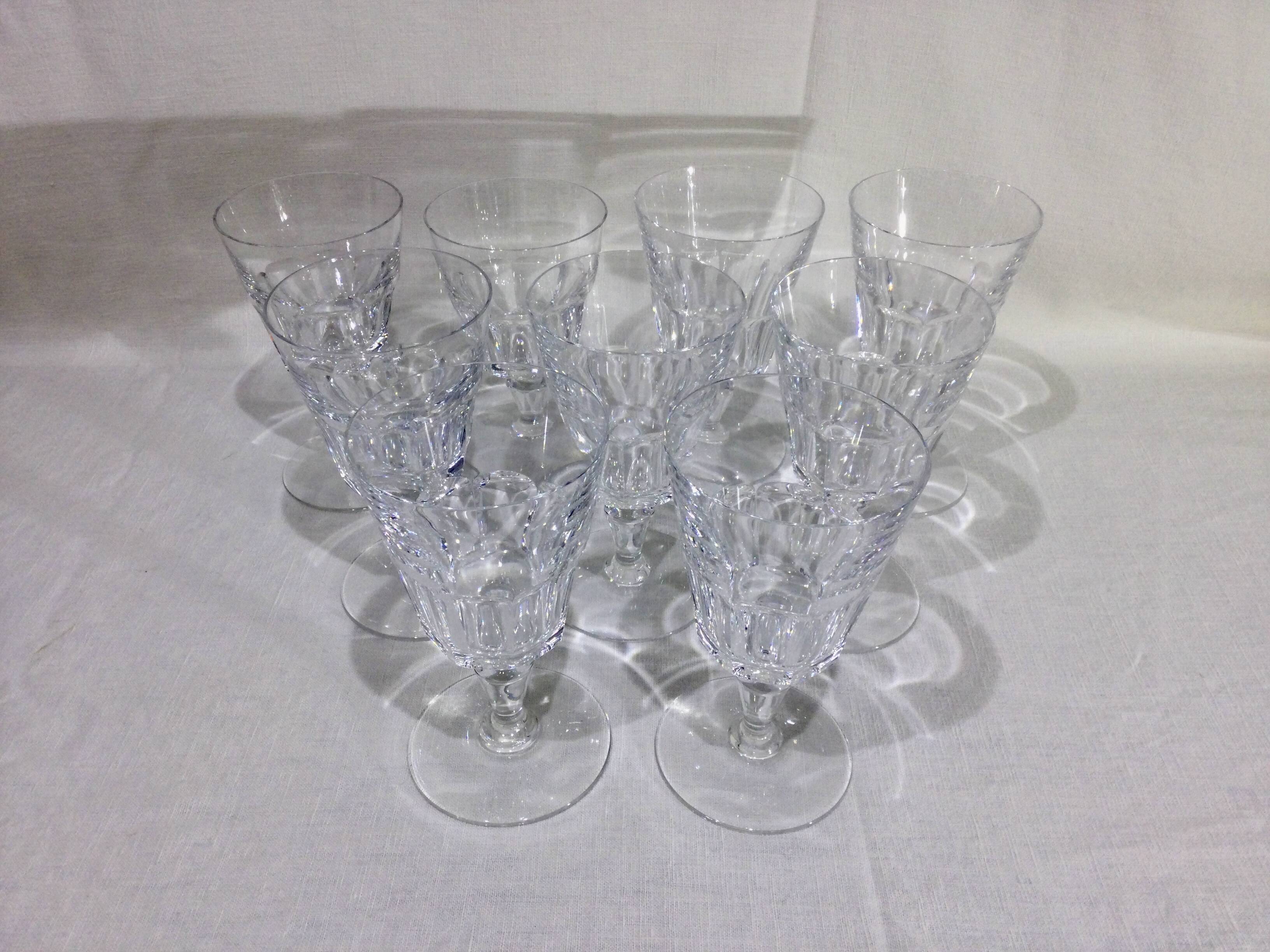 Baccarat - 9 Missouri Model Water Glasses