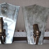 Pair of art deco mirror